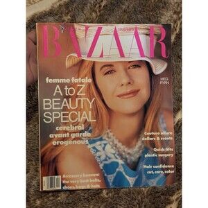 Harper's Bazaar April 1991 Goldie Hawn Linda Evangelista Naomi Campbell